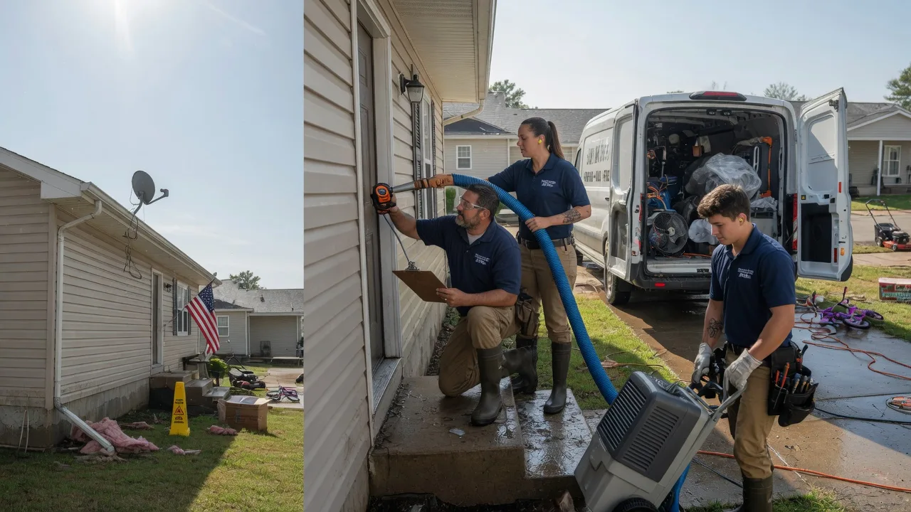 Ceiling Water Damage Restoration in Hague, ND near me